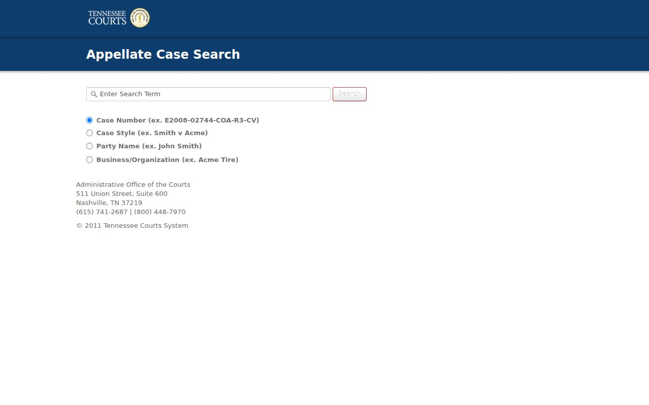 Moore County civil court docket appellate case history form